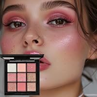 Amazon.co.jp: パンクブルーグリッターアイシャドウ9色